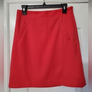 NWT Forever 21 Knee Length Skirt Size 4 Coral Color